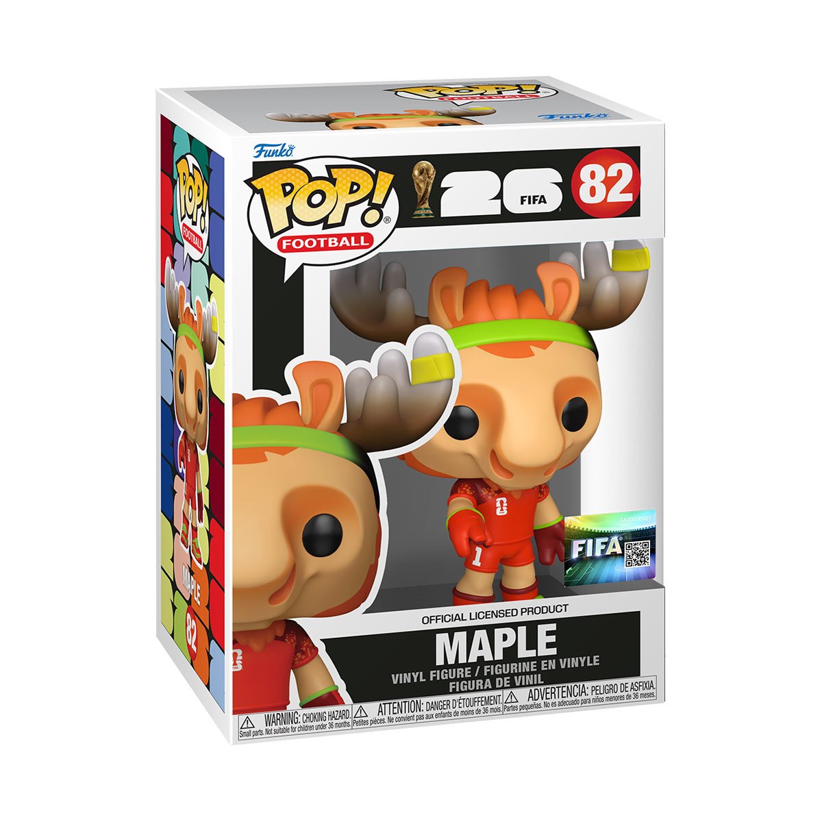 FIFA World Cup 2026 Mascots Maple Funko Pop! Vinyl Figure #82 - Image 2