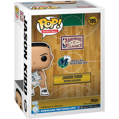 NBA Dallas Mavericks Jason Kidd Rookie Season Funko Pop! Vinyl Figure #195 - Image 3