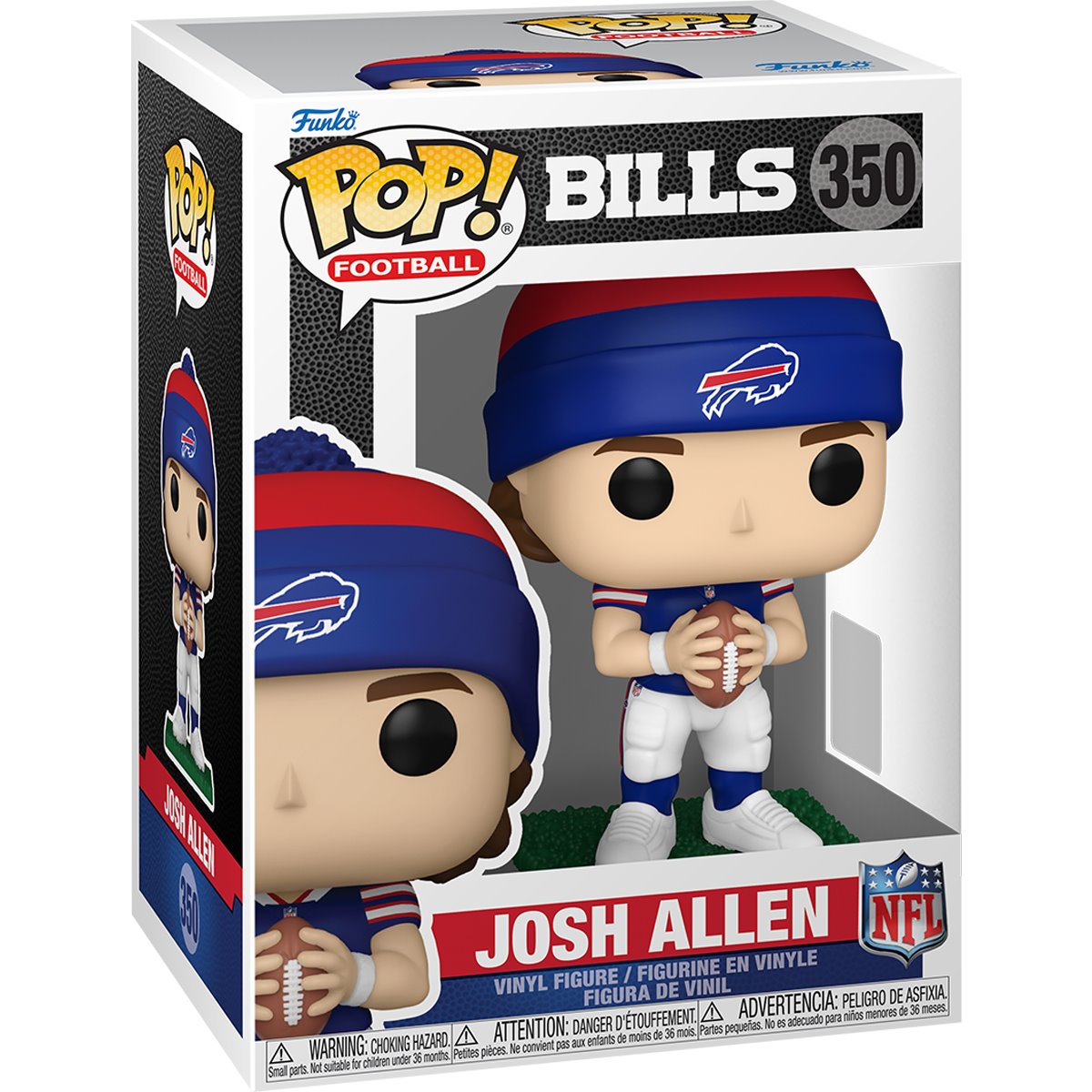 NFL Bills Josh Allen (Beanie) Funko Pop! Vinyl Figure - Image 2