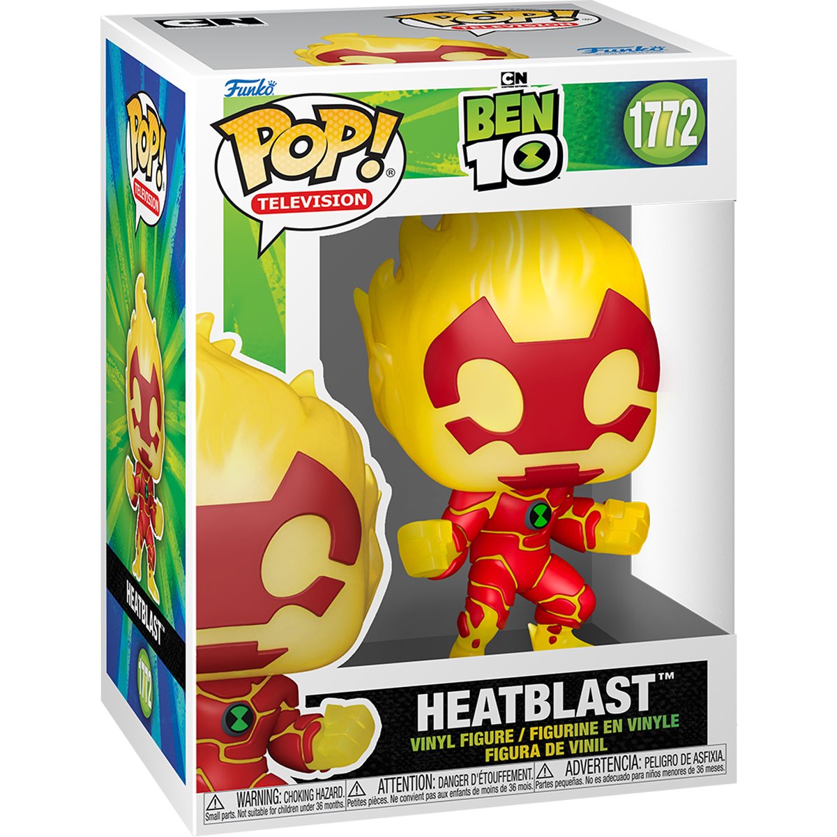 Ben 10 Heatblast Funko Pop! Vinyl Figure #1772 - Image 2