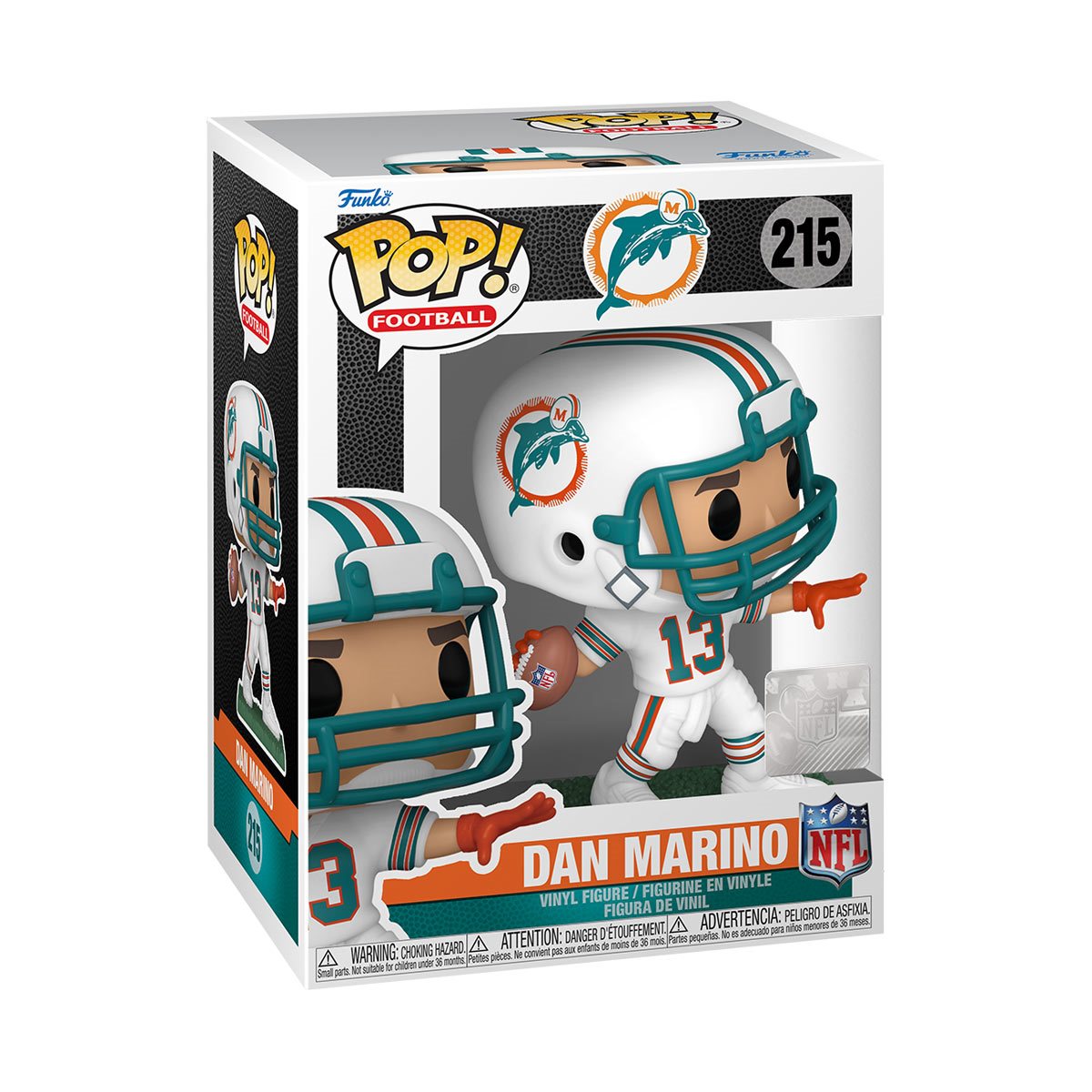NFL: Legends Dan Marino (Dolphins) Funko Pop! Vinyl Figure #215 - Image 2