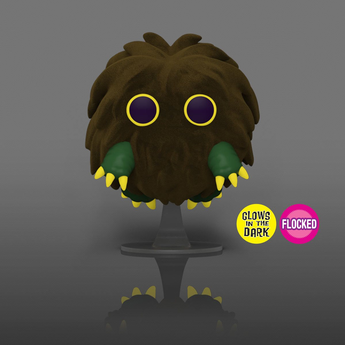 Yu-Gi-Oh! Kuriboh Flocked and Glow-in-the-Dark Funko Pop! Vinyl Figure #1455 - AAA Anime Exclusive - Image 3
