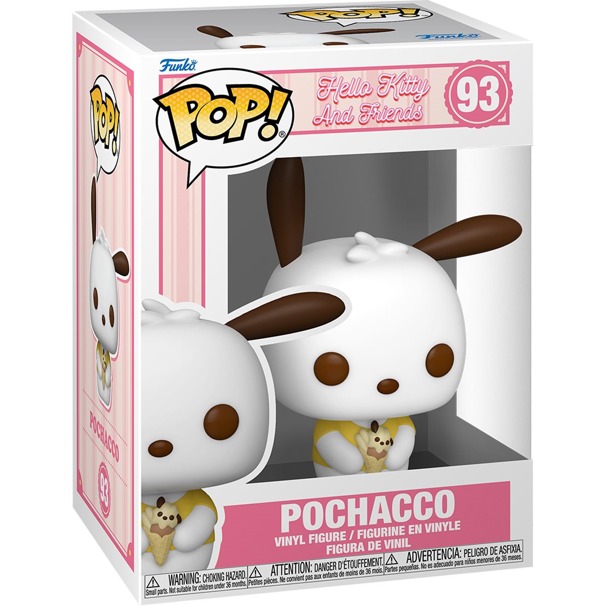 Hello Kitty and Friends Pochacco with Dessert Funko Pop! Vinyl Figure #93 - Image 2