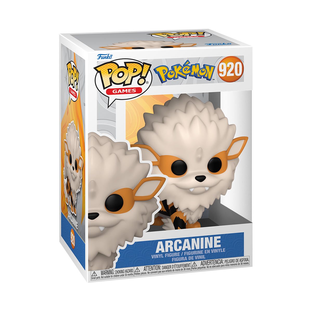 Pokemon Arcanine Funko Pop! Vinyl Figure #920 - Image 2