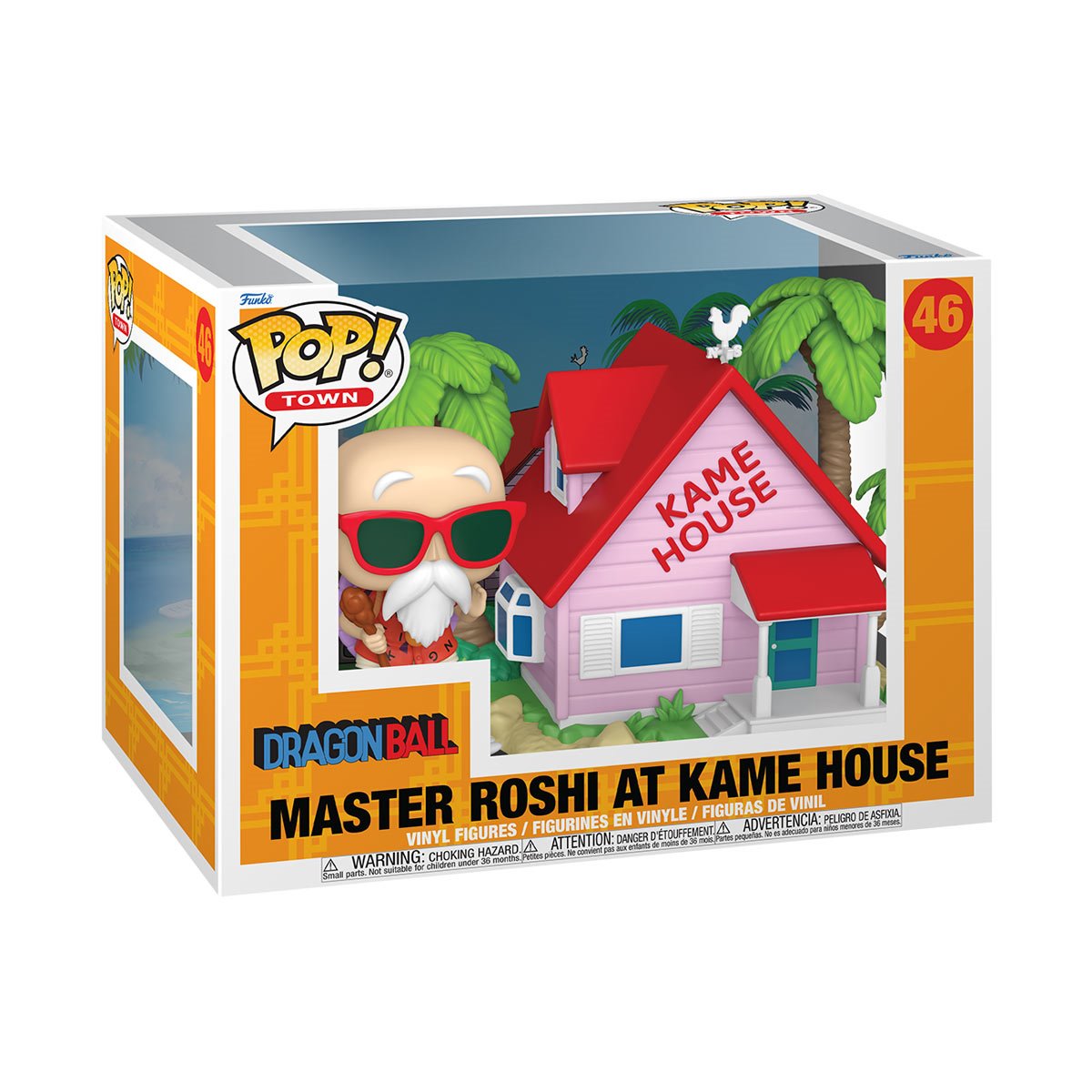 Dragon Ball Master Roshi with Kame House Funko Pop! Town #46 - Image 2