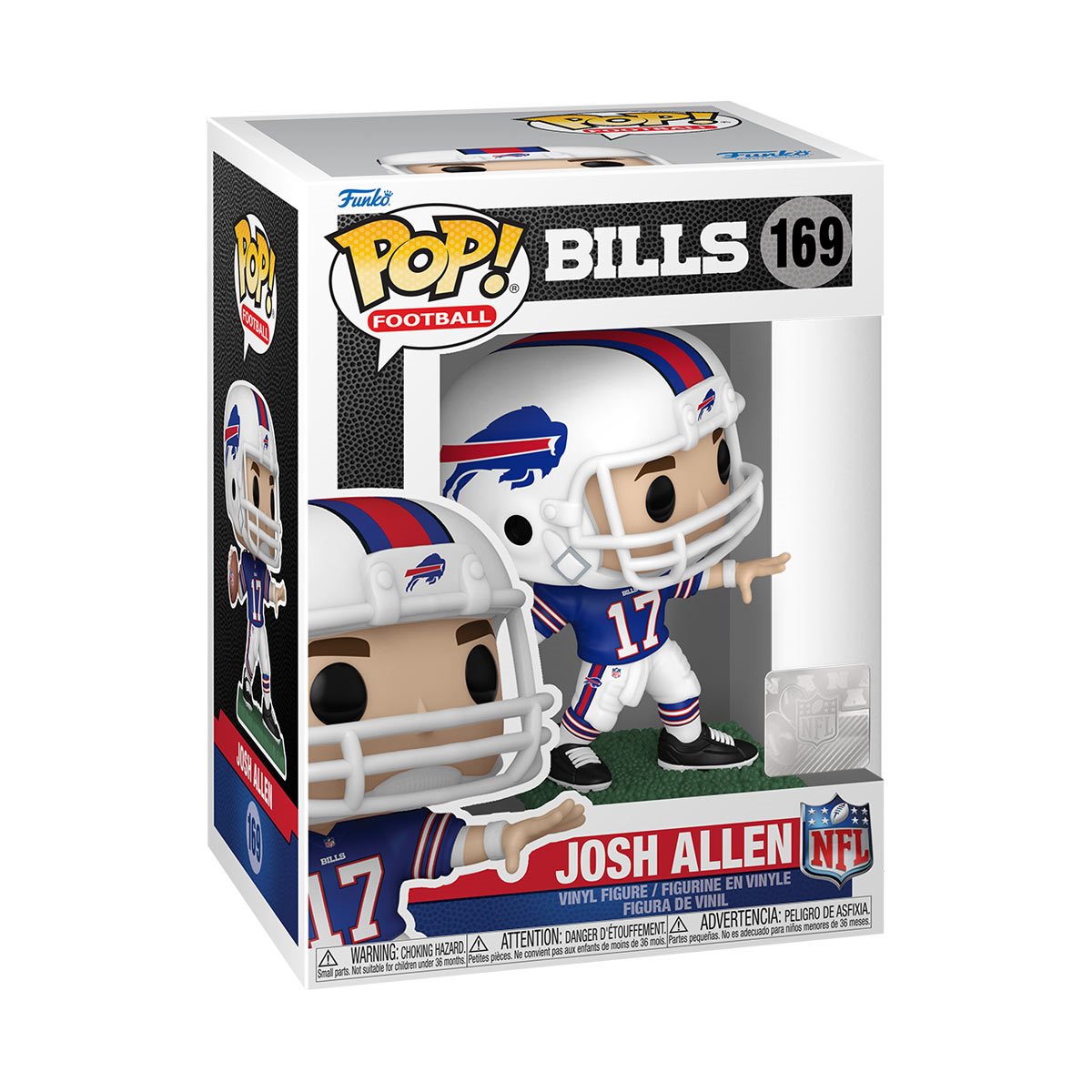 NFL Bills Josh Allen (Home) Funko Pop! Vinyl Figure #169 - Image 2