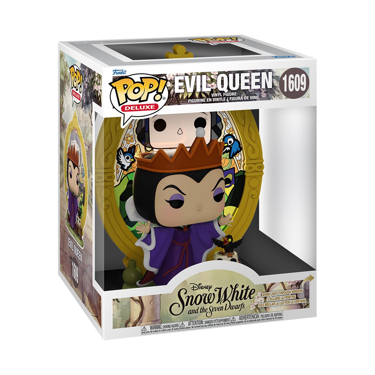 Snow White and the Seven Dwarfs Evil Queen Stained Glass Deluxe Funko Pop! Vinyl Figure #1609 - Image 2