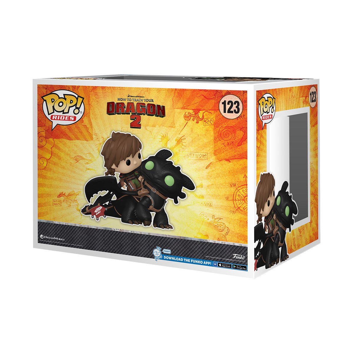 How to Train Your Dragon 2 Hiccup with Toothless Deluxe Funko Pop! Ride #123 - Image 3