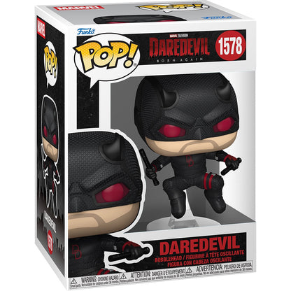 Daredevil: Born Again Season 2 Daredevil (Black Suit) Funko Pop! Vinyl Figure #1578 - Image 2