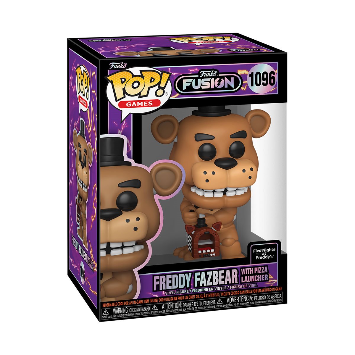 Funko Fusion Five Nights at Freddy's Freddy Fazbear with Pizza Launcher Funko Pop! Vinyl Figure #1096 - Image 3