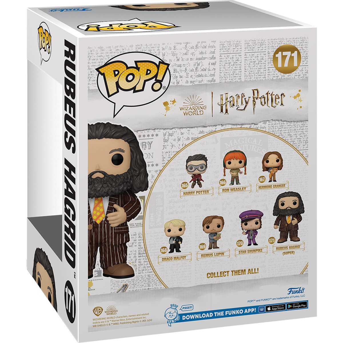 Harry Potter and the Prisoner of Azkaban Rubeus Hagrid Animal Pelt Outfit Super Funko Pop! Vinyl Figure #171 - Image 3