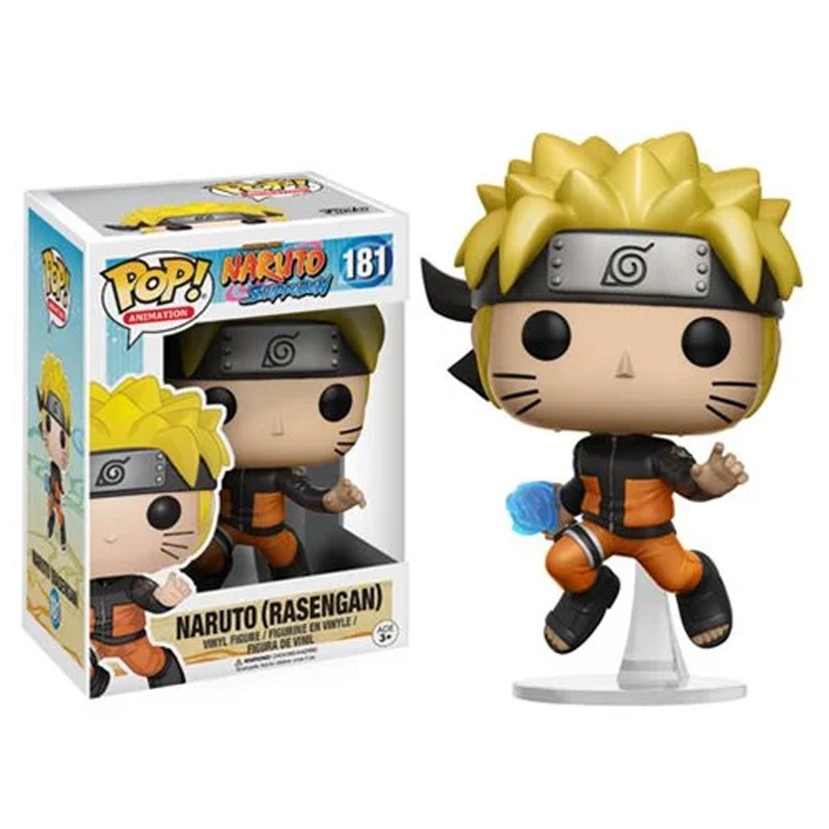 Naruto with Rasengan Funko Pop! Vinyl Figure #181 - Image 2