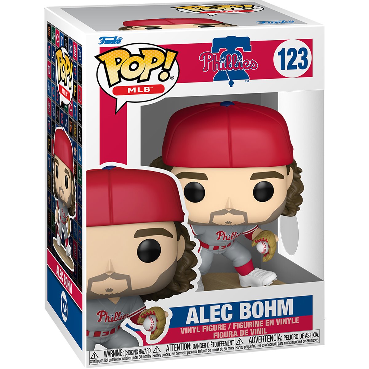 MLB Phillies Alec Bohm Funko Pop! Vinyl Figure #123 - Image 2