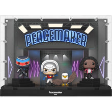 Peacemaker Introduction Vigilante Peacemaker Eagly Leota Deluxe Funko Pop! Vinyl Moment #01