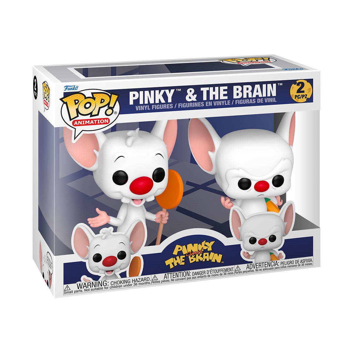 Pinky and The Brain Funko Pop! Vinyl Figure 2-Pack - Image 2