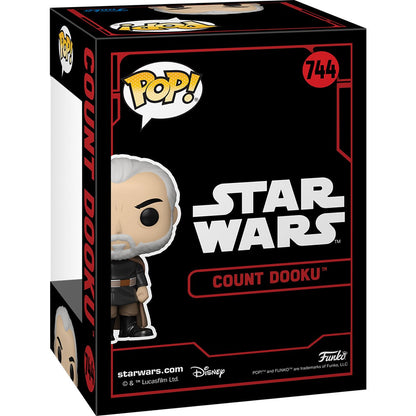 Star Wars Dark Side Count Dooku Funko Pop! Vinyl Figure #744 - Image 3