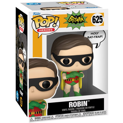 Batman 1966 Robin Pop! Saying Funko Pop! Vinyl Figure #625 - Image 2
