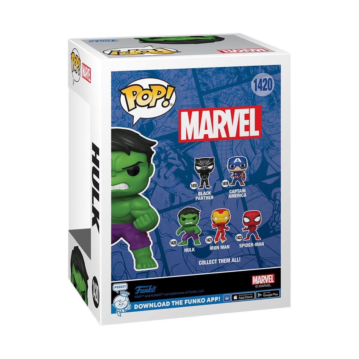 Marvel New Classics Hulk Funko Pop! Vinyl Figure #1420 - Image 3