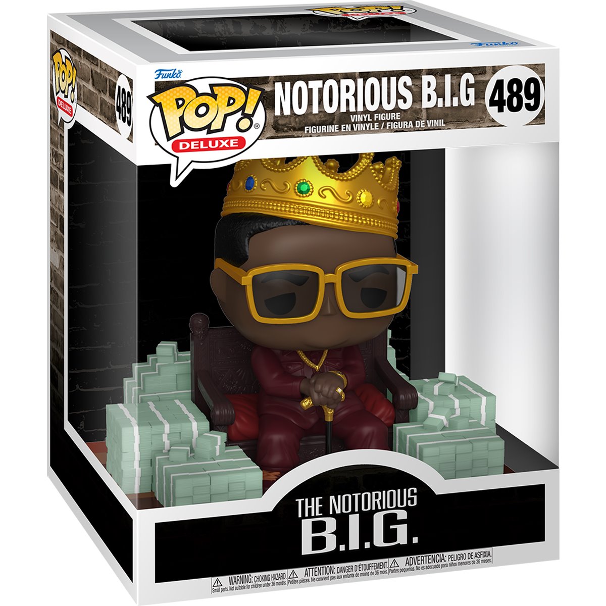 Notorious B.I.G Deluxe Funko Pop! Vinyl Figure #489 - Image 2