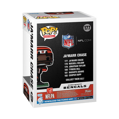 NFL Bengals Ja'Marr Chase Funko Pop! Vinyl Figure #177 - Image 3
