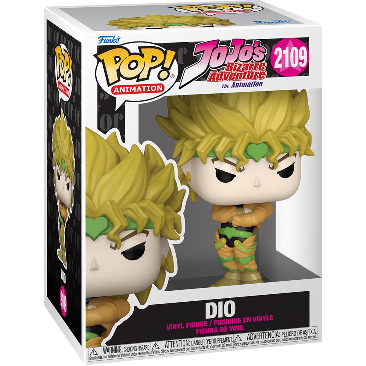 JoJo's Bizarre Adventure Dio Funko Pop! Vinyl Figure #2109 - Image 2
