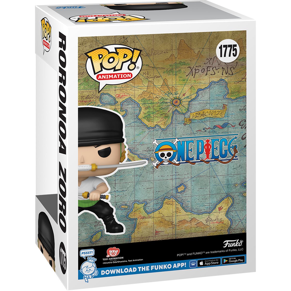 One Piece Roronoa Zoro with Swords (2024) Funko Pop! Vinyl Figure #1775 - Image 6