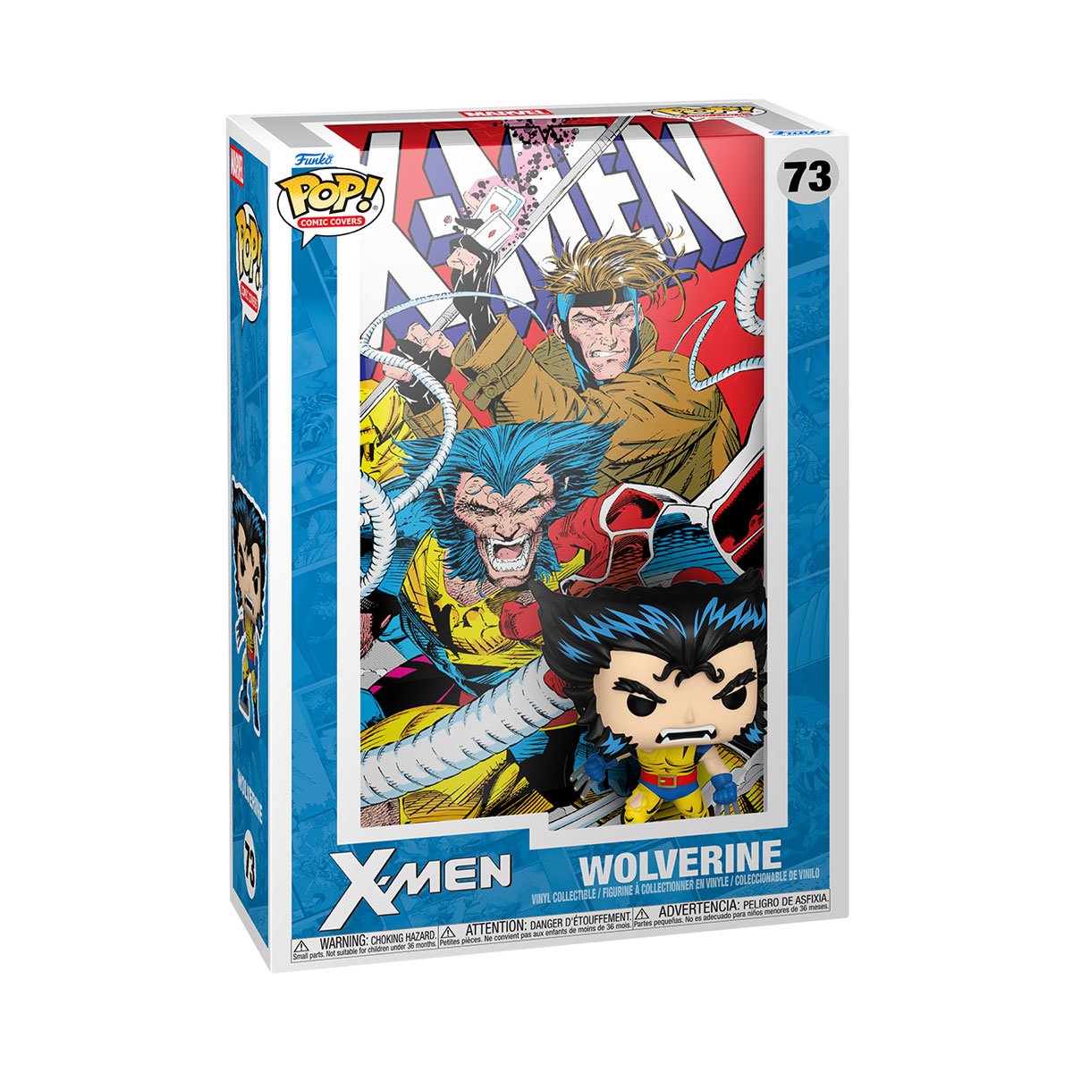 X-Men #4 Wolverine Funko Pop! Comic Cover Figure with Case #73 - Image 2
