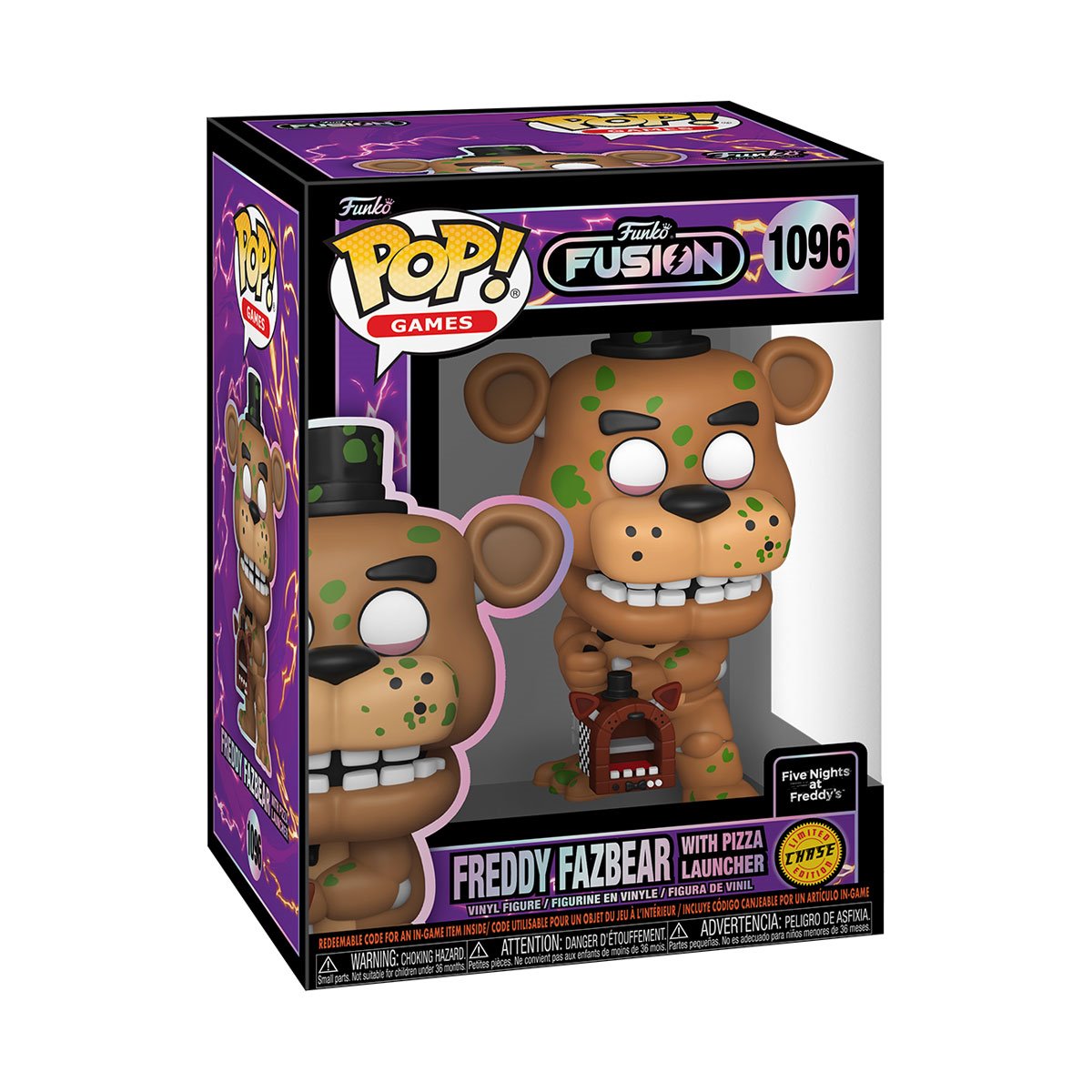Funko Fusion Five Nights at Freddy's Freddy Fazbear with Pizza Launcher Funko Pop! Vinyl Figure #1096 - Image 5