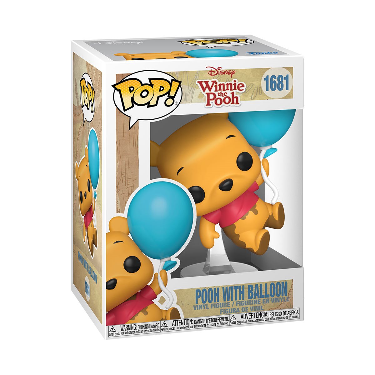 Winnie the Pooh with Balloon Funko Pop! Vinyl Figure #1681 - Image 2