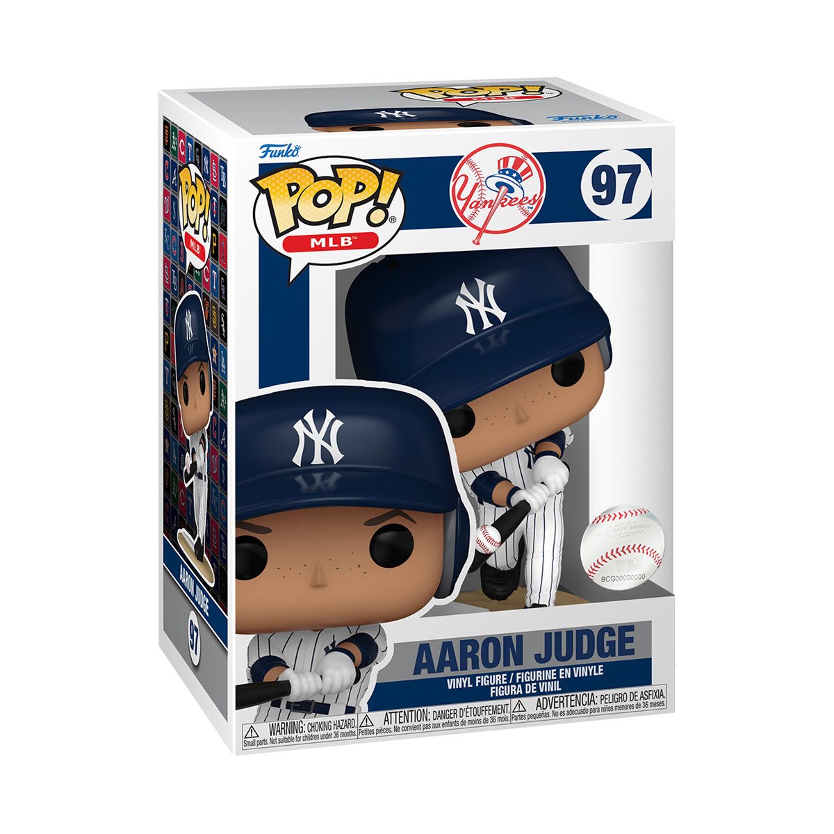 MLB Yankees Aaron Judge Funko Pop! Vinyl Figure #97 - Image 2