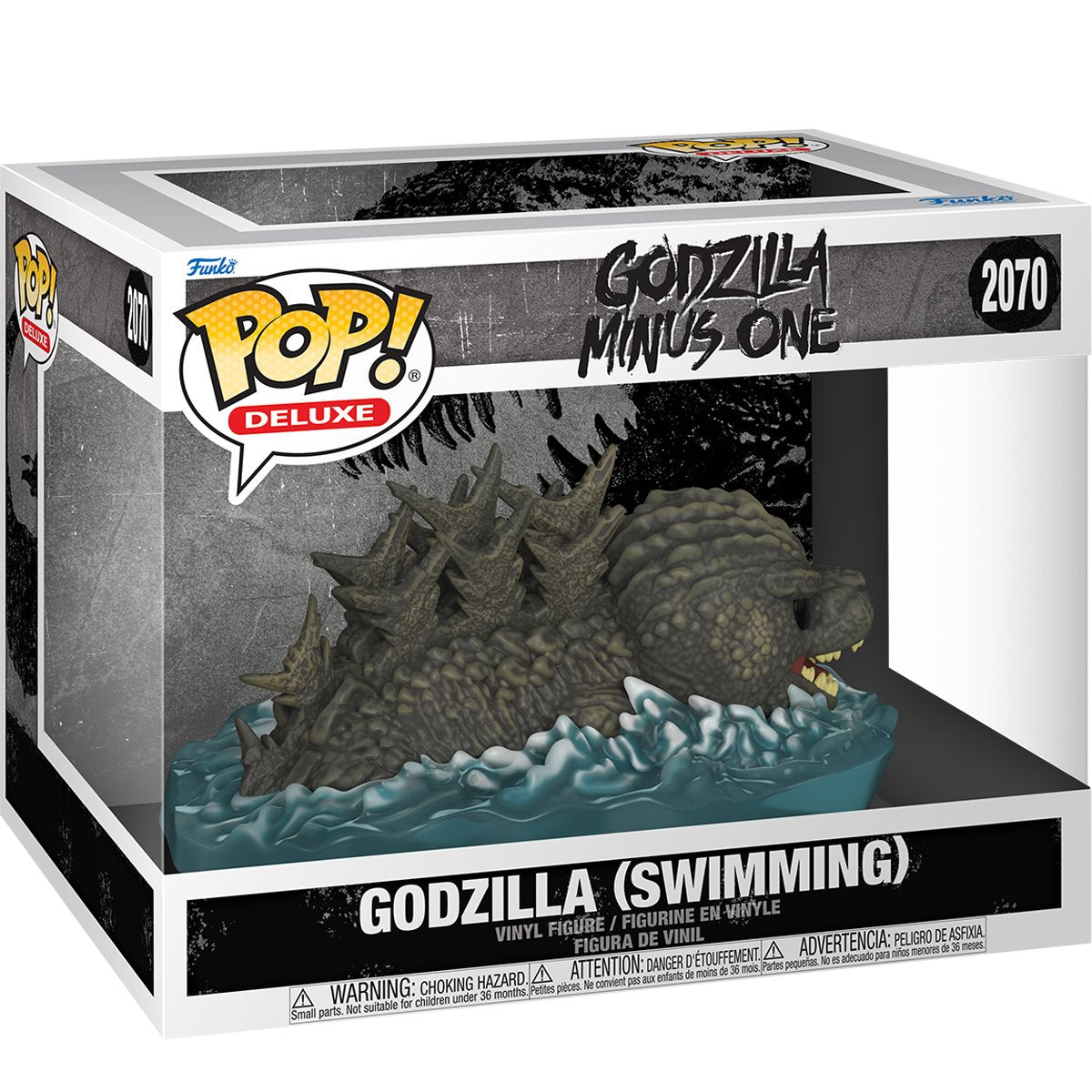 Godzilla Minus One Godzilla Swimming Deluxe Funko Pop! Vinyl Figure #2070 - Image 2