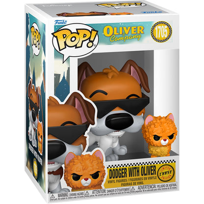 Oliver and Company Dodger with Oliver Funko Pop! Vinyl Figure and Buddy #1705 - Image 4