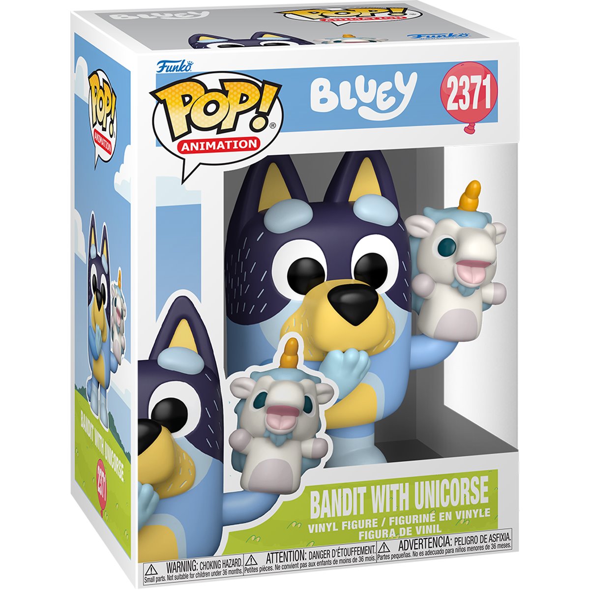 Bluey Bandit with Unicorse Funko Pop! Vinyl Figure #2371 - Specialty - Image 2