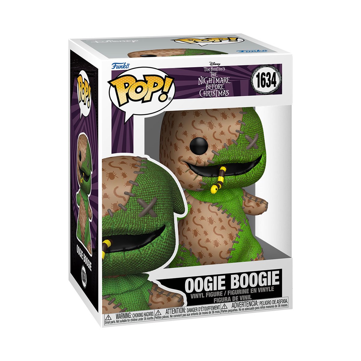 The Nightmare Before Christmas Patchwork Oogie Boogie Funko Pop! Vinyl Figure #1634 - Image 2
