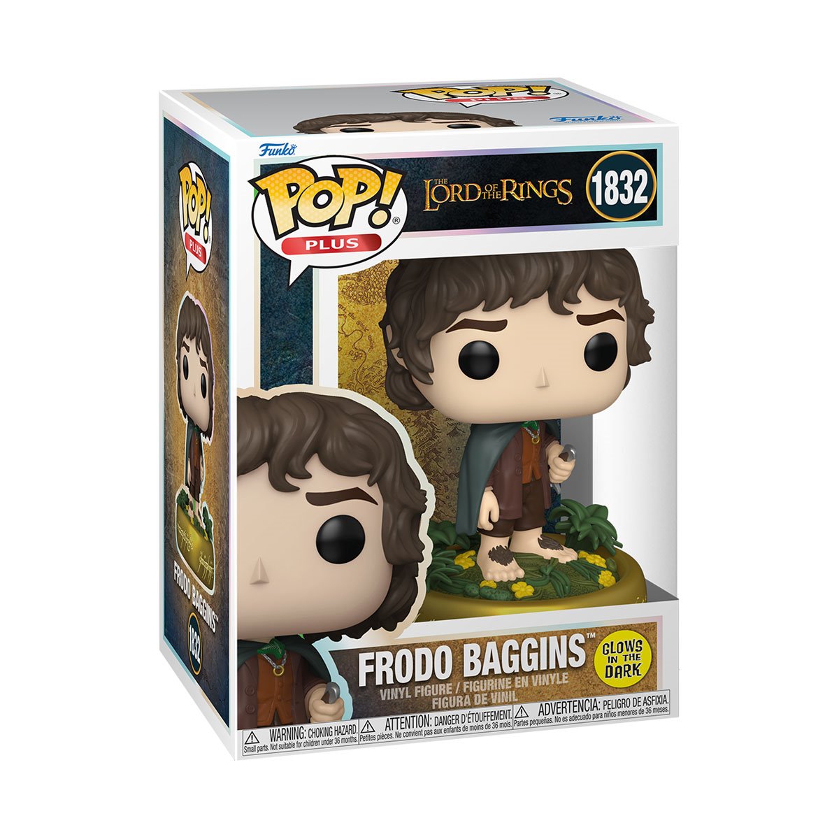 The Lord of the Rings Frodo Baggins Glow-in-the-Dark Funko Pop! Vinyl Figure Plus #1832 - Image 4