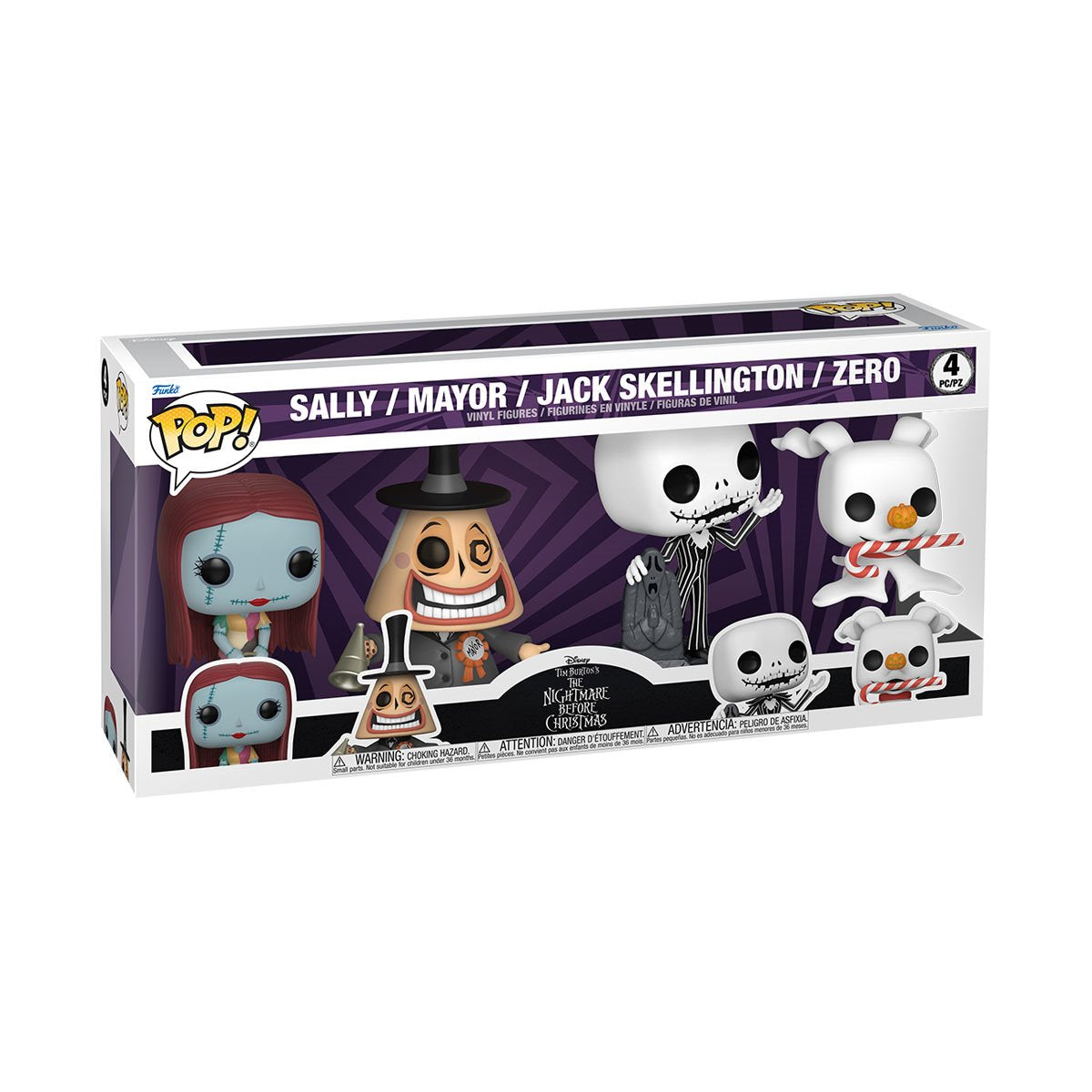 The Nightmare Before Christmas Funko Pop! Vinyl Figure Bundle Box 4-Pack - Image 3
