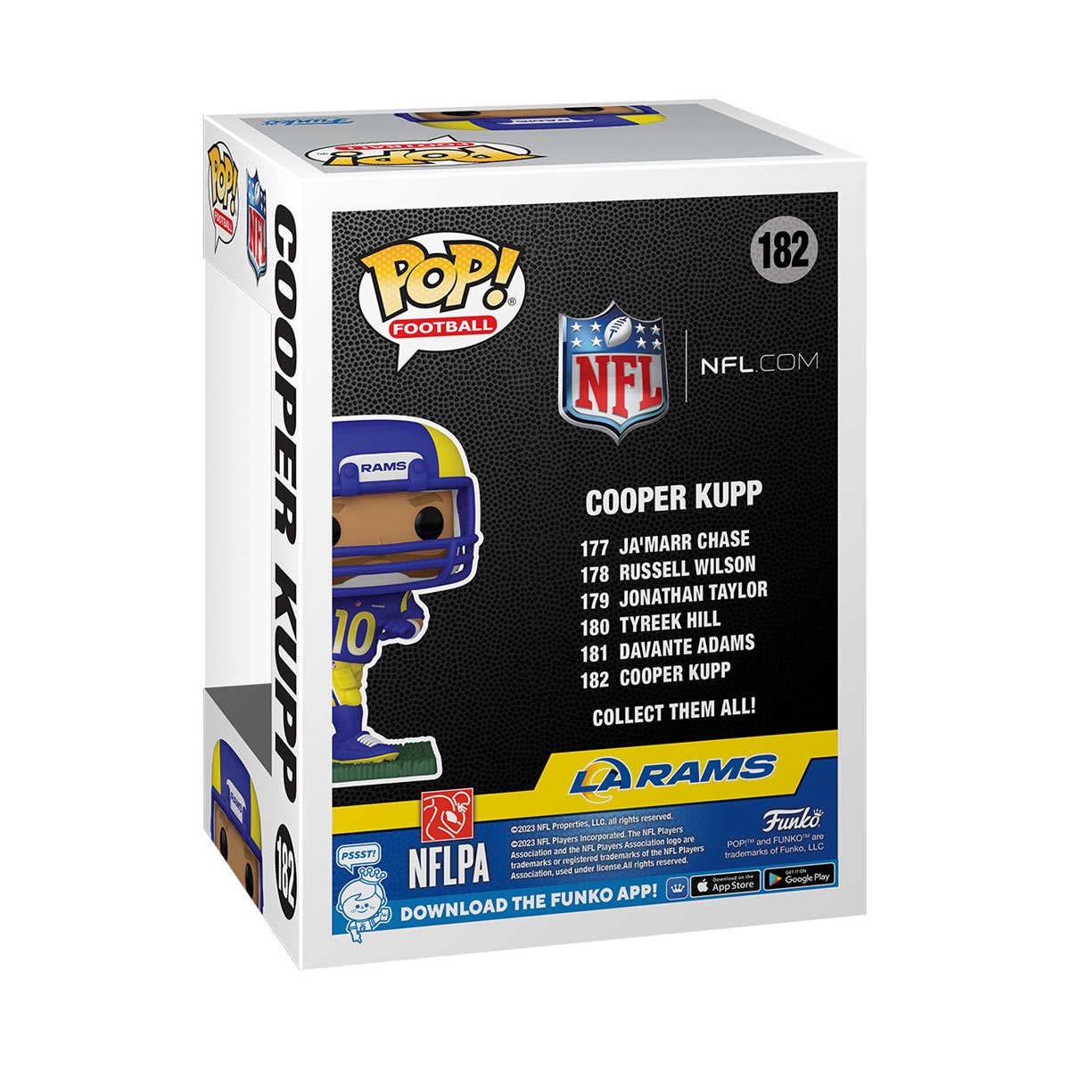 NFL Rams Cooper Kupp Funko Pop! Vinyl Figure #182 - Image 3