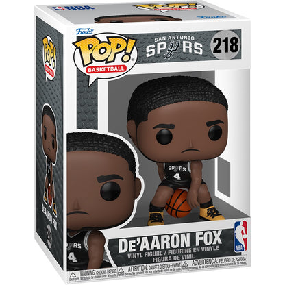 NBA Spurs De'Aaron Fox Funko Pop! Vinyl Figure #218 - Image 2