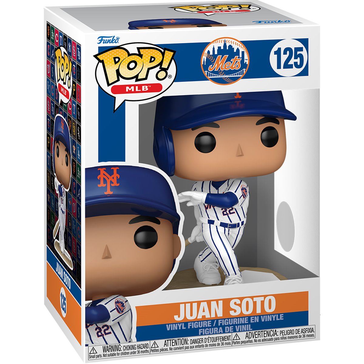 MLB Mets Juan Soto Funko Pop! Vinyl Figure #125 - Image 2