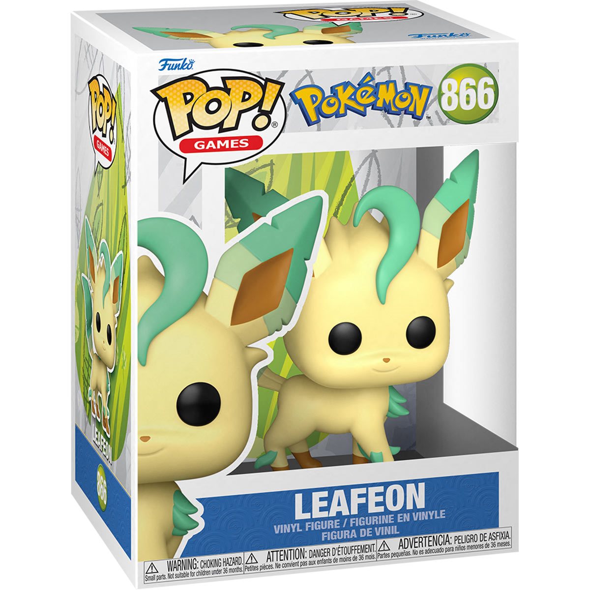Pokemon Leafeon Funko Pop! Vinyl Figure #866 - Image 2
