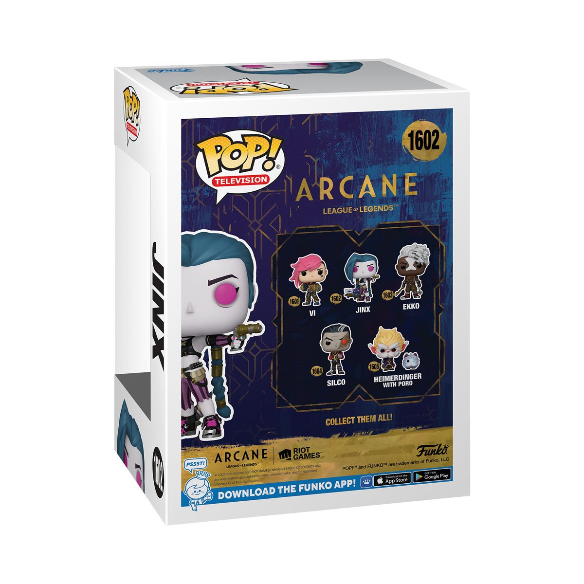 Arcane: League of Legends Jinx Funko Pop! Vinyl Figure #1602 - Image 3