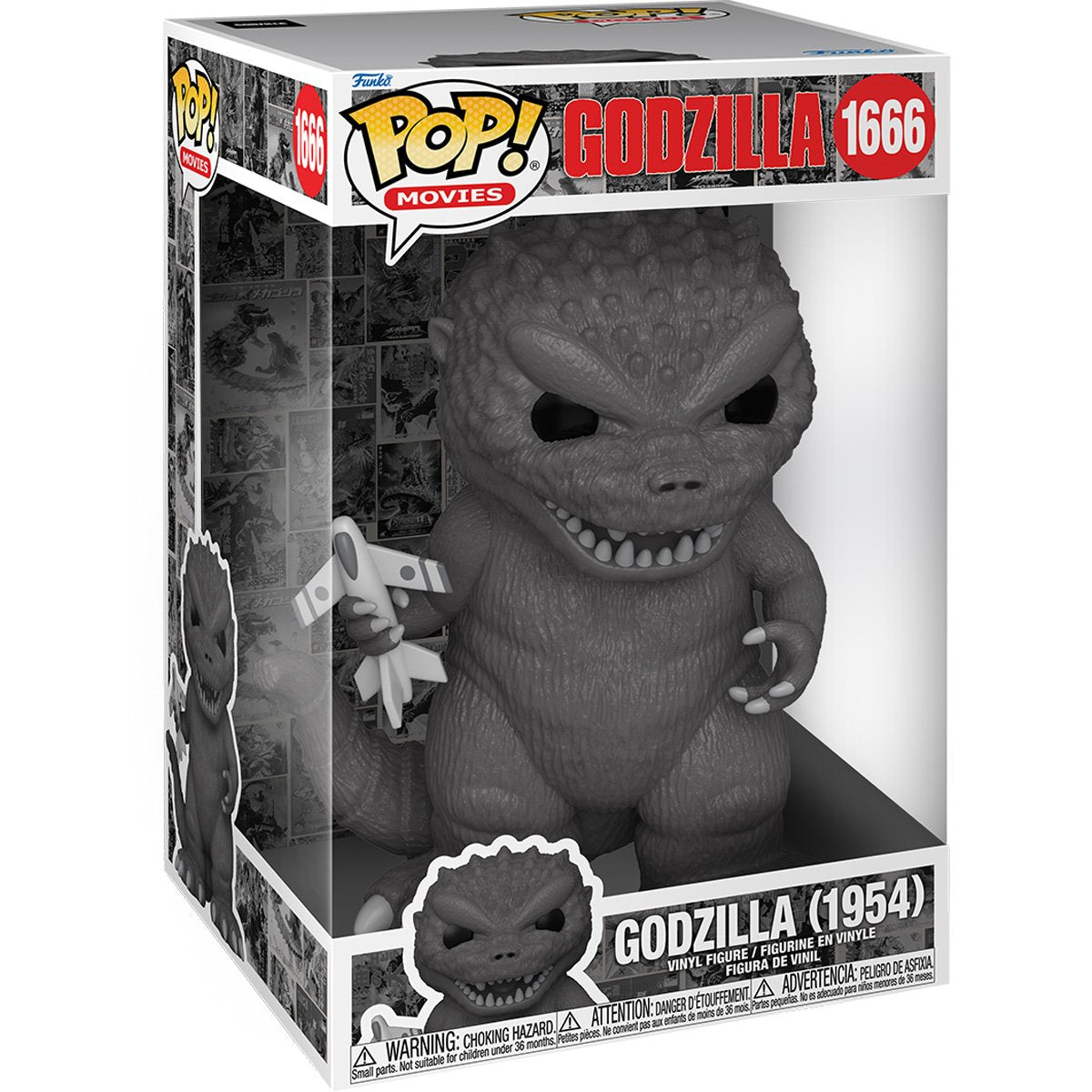 Godzilla 70th Anniversary (1954) Jumbo 9 1/2-Inch Funko Pop! Vinyl Figure #1666 - Image 2