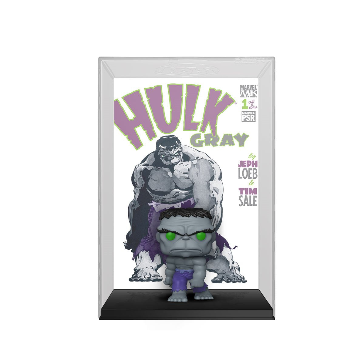 Marvel Hulk: Gray #1 Gray Hulk Funko Pop! Comic Cover Figure with Case #80