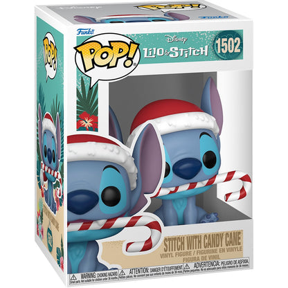 Lilo & Stitch Holiday Stitch with Candy Cane Funko Pop! Vinyl Figure #1502 - Image 2