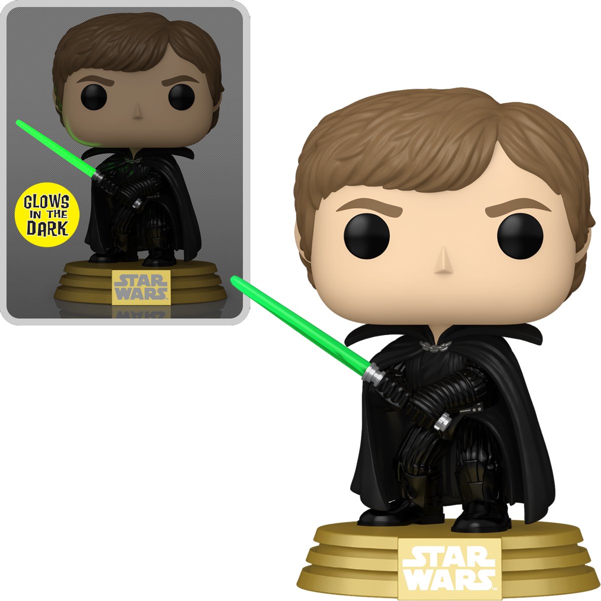 Star Wars Legends Luke Skywalker (Legends) Glow-in-the-Dark Funko Pop! Vinyl Figure #846 - Specialty