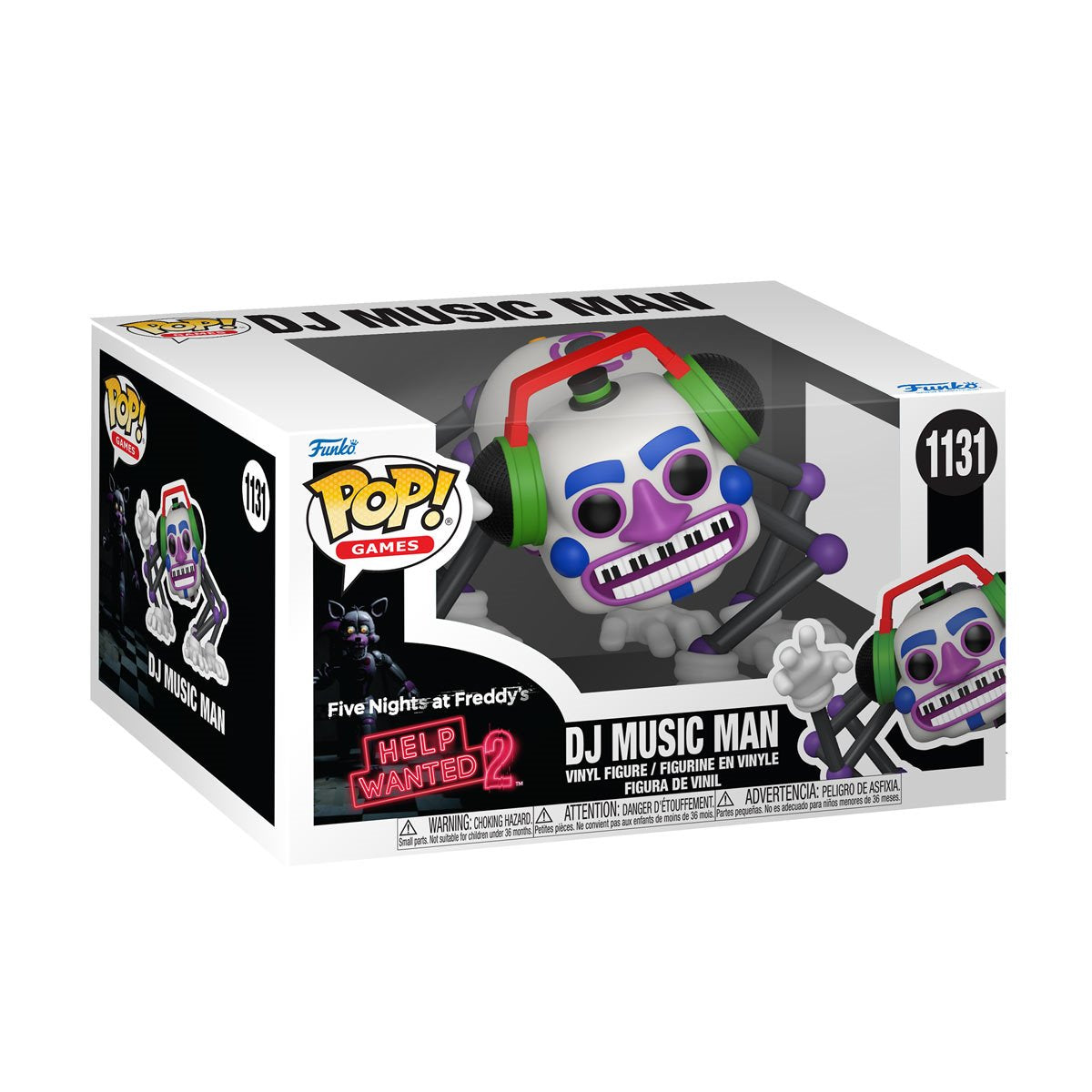 Five Nights at Freddys: Help Wanted 2 DJ Music Man Funko Pop! Vinyl Figure #1131 - Image 2