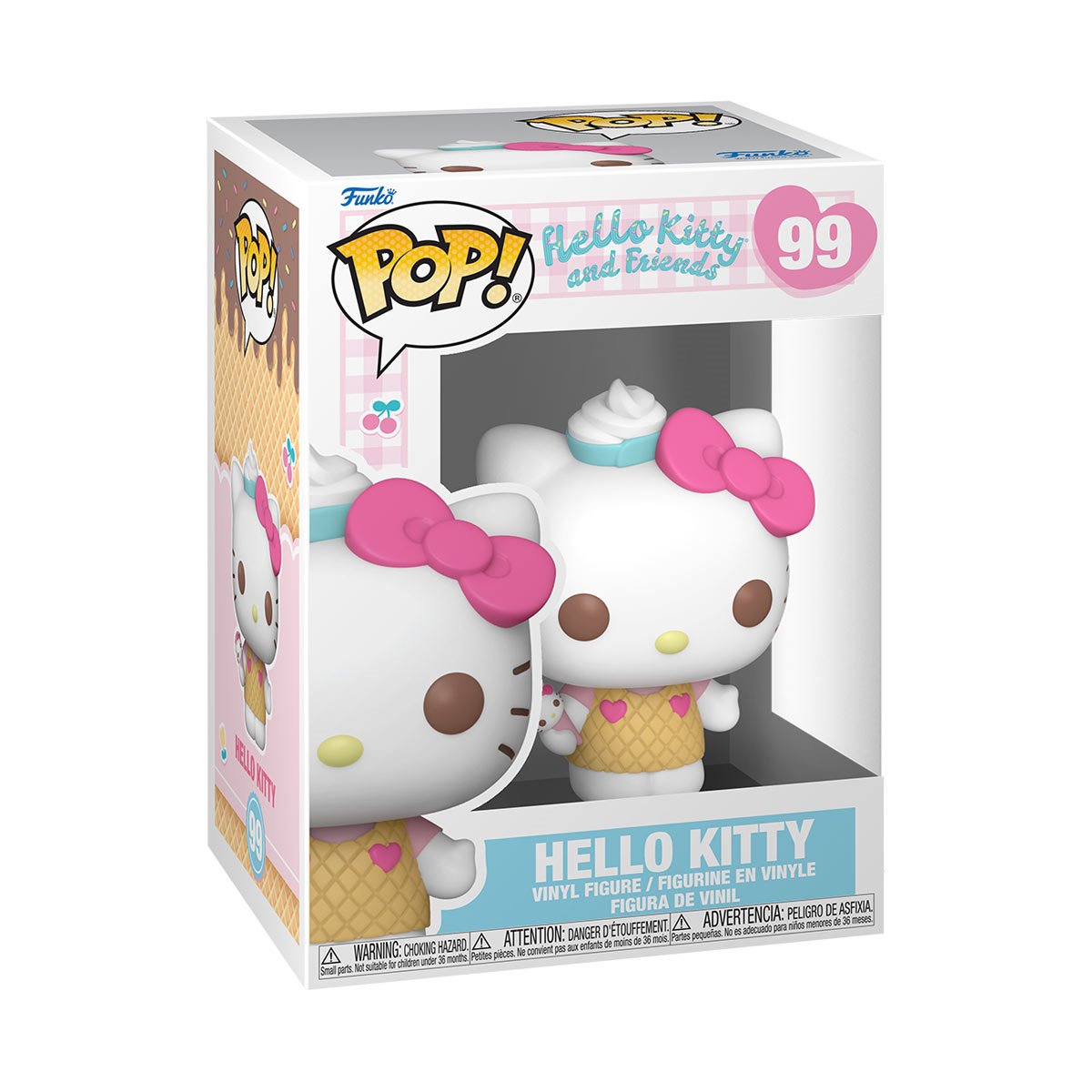 Hello Kitty and Friends Hello Kitty (Ice Cream) Funko Pop! Vinyl Figure #99 - Image 2