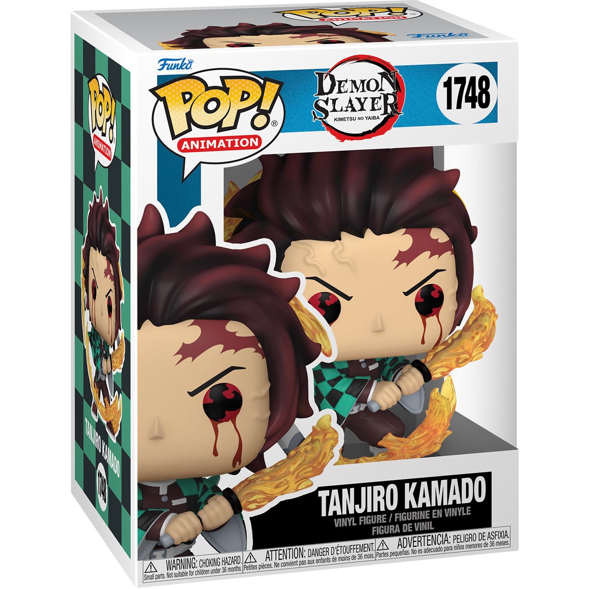 Demon Slayer Tanjiro Kamado (Sun Breathing) Funko Pop! Vinyl Figure #1748 - Image 3