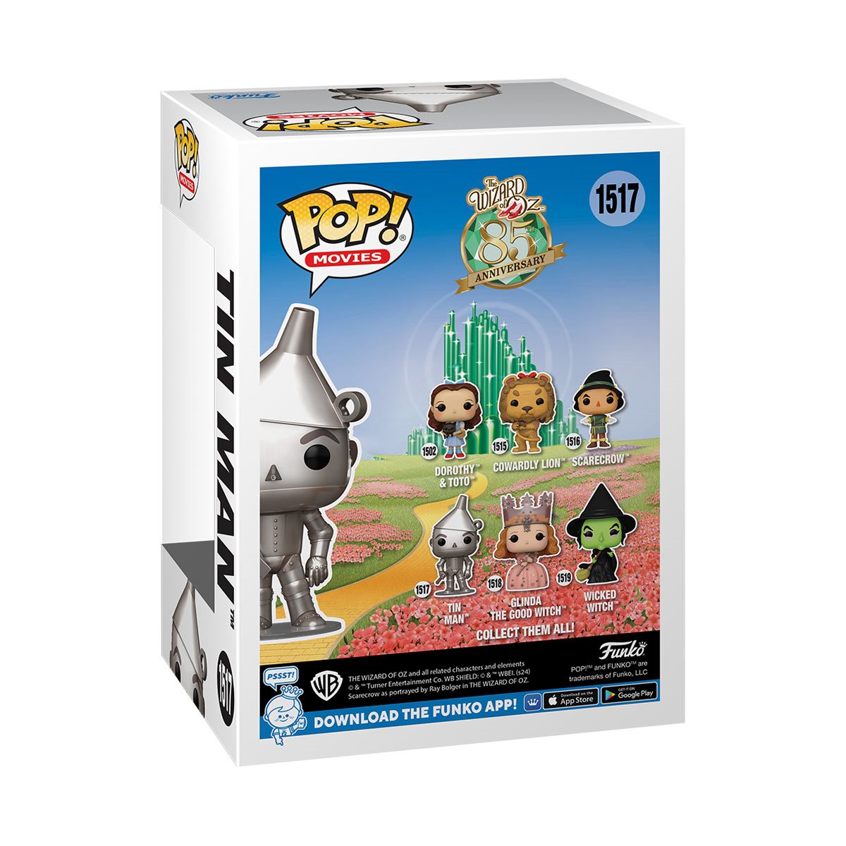 The Wizard of Oz Tin Man Funko Pop! Vinyl Figure #1517 - Image 3