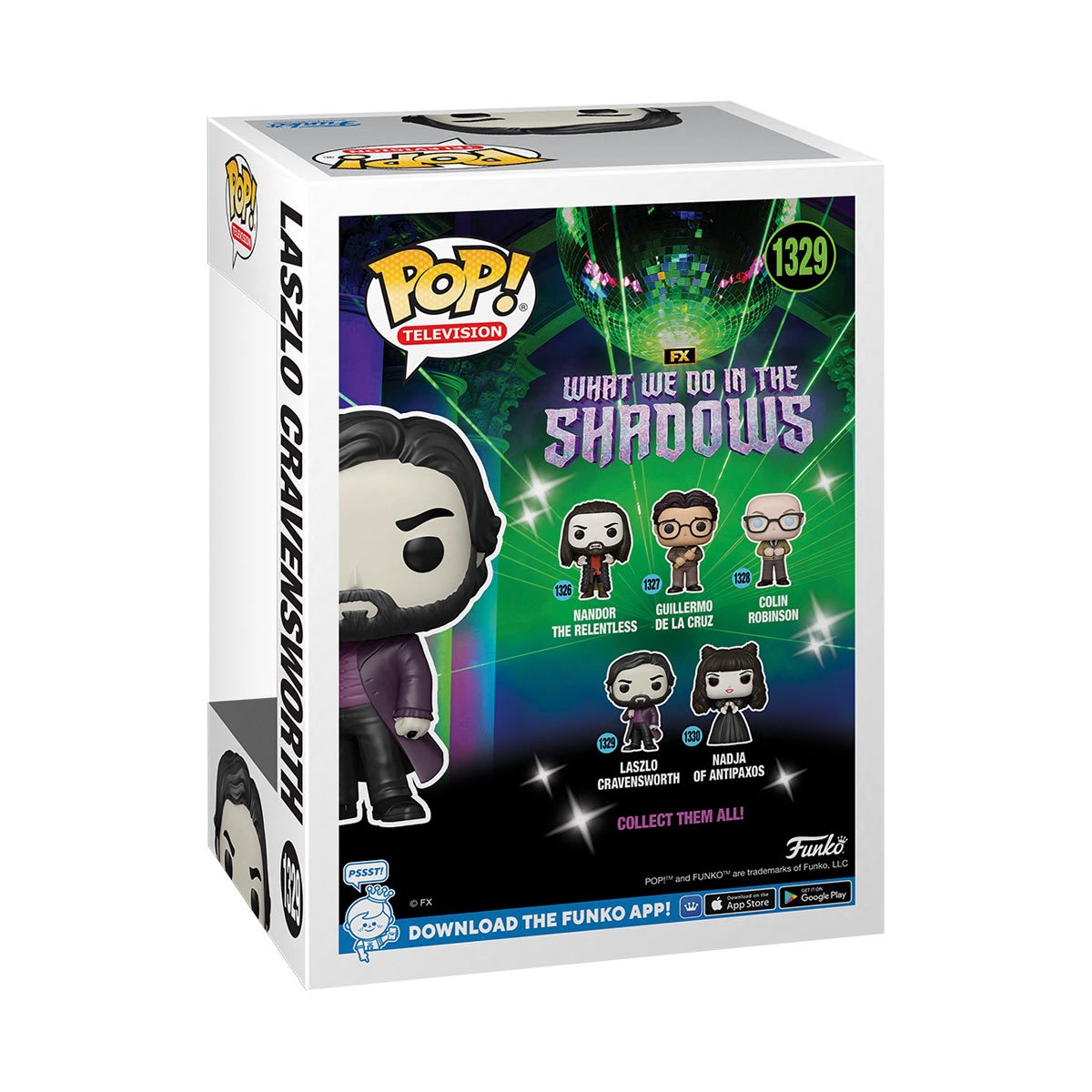What We Do in the Shadows Laszlo Cravensworth Funko Pop! Vinyl Figure #1329 - Image 3